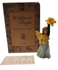 2002 Demdaco Wildflower Angels Daffodils for March  Kathy Killip Figurine picture