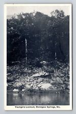 Monegaw Springs Mo-Missouri, Yaungers Lookout, Vintage Chrome Postcard picture