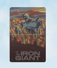 plaque wall art The Iron Giant  metal tin sign picture
