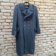 JRV Yugoslav Air Force greatcoat OFFICER CAPTAIN PARADE trench coat - HUGE XXL picture