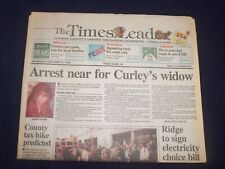 1996 NOV 27 WILKES-BARRE TIMES LEADER - ARREST NEAR FOR CURLEY'S WIDOW - NP 8171 picture