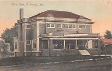 Elks Club Richmond BPOE Missouri 1909 Postcard picture