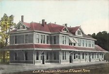 L & N Passenger Station Etowah Tennessee TN Railroad Depot c1910 Postcard picture