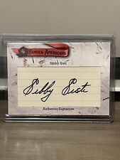 2022 Historic Autographs Famous Americans Sibby Sisti Cut Signature Card picture