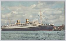 Postcard Steamship Ship Holland America Line Nieuw Amsterdam Vintage Unposted picture