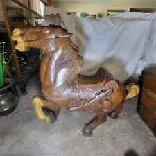 Exquisite Hand Carved Teak Replica of Prancer, USA's Most Famous Carousel Horse picture