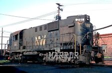 RR LARGE PRINT-NORFOLK & WESTERN NW 251 at Norfolk Va  9/8/1977 picture