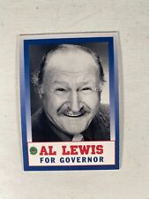 AL LEWIS FOR GOVERNOR (The Munsters) 1998 Dart Flipcards inc Election Special picture
