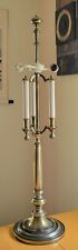 Vintage STIFFEL French Bouillotte Candlestick Brass table lamp. picture