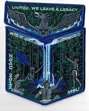 Boy Scout OA 11 Sasquesahanough Lodge 2012 NOAC Blue Flap Set picture