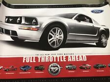 2005 Mustang Poster “Full Throttle Ahead” 24x36 Unframed.   picture