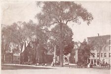 c1905 Court Square Soldiers Monument Memorial Fountain Greenfield MA P462 picture