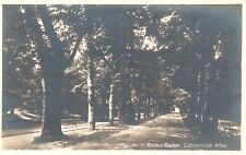 Vintage Postcard 1920's Baden Baden Lichtentaler Allee Forest Park View picture