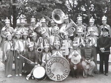 Antique c. 1910 - 20s East Schodack Marching Band NY Lantern Glass Slide picture