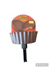 Metal Reese’s Peanut Butter Cups Candy Bowl Store Display & Sign 21
