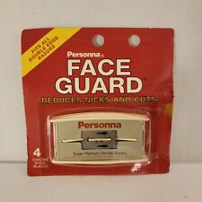 Vintage Personna Face Guard Four Super Platinum Chrome Blades picture