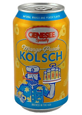 Genesee Specialty MANGO PEACH KOLSCH 12oz Empty Beer Can Genny New York Brewery picture