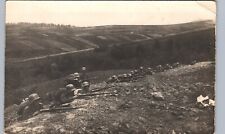 WW2 SOLDIERS FIRING LINE real photo postcards rppc germans? picture