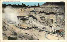 Florida FL Phosphate Mining 1910s-30s Postcard picture
