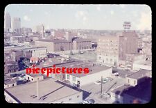 Original slide Clark Gas Station Grand Avenue Kansas City street scene 1950s picture