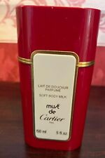 Rare Large Vintage Cartier de Must Empty Body MILK Parfum Heavy Container picture