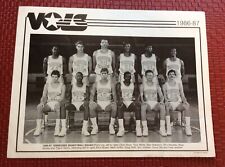University Of Tennessee Volunteers Vols 1986-87 Basketball Team Picture Schedule picture