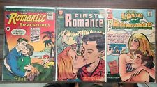 Romantic Adventures #126, Love & Romance #14 and First Romance #52 picture