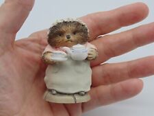 Signed Frederick Warne ~ Mrs. Tiggly Wiggly Takes Tea ~ Beatrix Potter Figurine picture