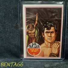 1966 Philadelphia Tarzan 🔥 Gum Card #65 Speak Now Or Die picture