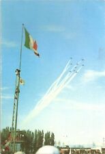 Frecce Tricolori Aerobatic Team Italian Air Force Vintage Postcard 1970s picture