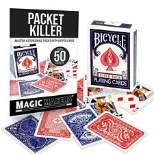 Magic Makers Packet Killer Bicycle Deck - 50 Tricks with Special Printed Bicy... picture