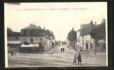 CPA Longjumeau, Hotel du Cadran and route de Champlan 1918  picture