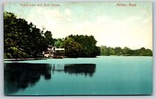 Palmer, Massachusetts, Forest Lake & Boat House Vintage Postcard picture