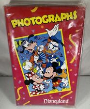Vtg New Disneyland Photograph Book Mickey And Friends Book Unused picture