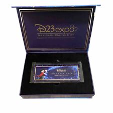 Disney D23 Expo Sorcerer 2019 Acrylic Encased Commemorative Ticket picture
