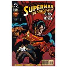 Superman: The Man of Steel #47 in Near Mint condition. DC comics [a{ picture