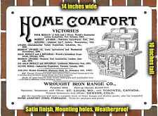Metal Sign - 1897 Wrought Iron Range Home Comfort Stove- 10x14 inches picture