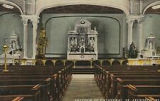 CE-071 FL, St. Augustine Interior of Cathedral Undivided Back Postcard Florida picture