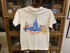 VTG 90’s MICKEY INC Magic Kingdom Walt Disney World 2 Sided T-shirt SZ S - Cool picture