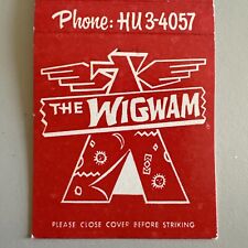 Vintage 1960s The Wigwam Bar Ypsilanti Michigan Matchbook Cover picture