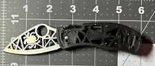 Spyderco C35 Q Knife Skeletonized, No Serade 440c DISCONTINUED *** NO RESERVE picture