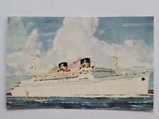 Postcard Matson Lines Luxury Liner Lurline Boat Ship Pacific Ocean picture