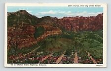 Ouray Colorado  Gem City Rockies Million Dollar Highway VTG CO Postcard picture