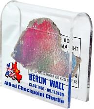 Small Piece of Berlin Wall | Historical German Symbol | up to 1 inch picture