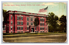 The New Harbor School, New London Connecticut CT Postcard picture