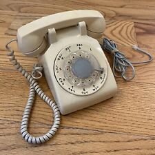 Vintage Western Electric Bell Model CS 500DM Rotary Dial Telephone Tan/Brown  picture