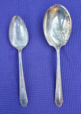 International Silver H&T Wentworth CASSEROLE SPOON & SERVING SPOON picture