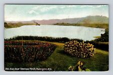 Huntington WV-West Virginia, Ohio River Emmans Porch, Vintage PC c1909 Postcard picture