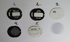 Western Electric telephone dial number cards  and plastics picture