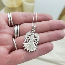 Stunning Egyptian Lotus & S make Silver Necklace  & Protection (Made in Egypt) picture